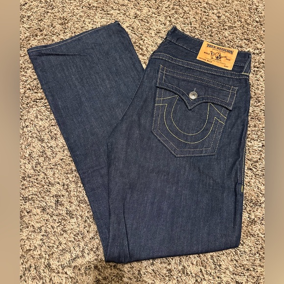 Men’s True Religion Jeans Billy Jeans Size 36 Inseam 34  NWOT - Picture 1 of 6
